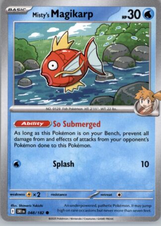Misty's Magikarp SV10: Destined Rivals 048/182 (Normal)
