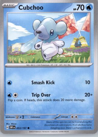 Cubchoo SV03: Obsidian Flames 053/197