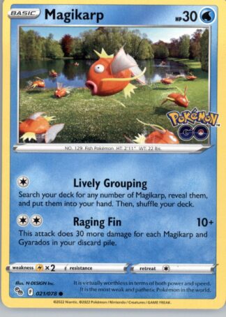 Magikarp Pokemon GO 021/078