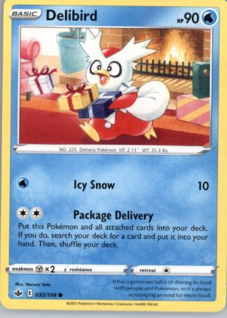 Delibird SWSH06: Chilling Reign 032/198