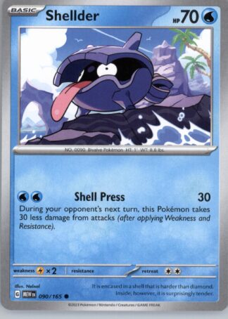 Shellder SV: Scarlet & Violet 151 090/165