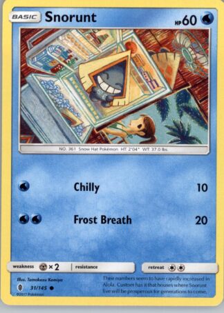 Snorunt SM - Guardians Rising 31/145