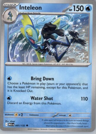 Inteleon ME01: Mega Evolution 041/132