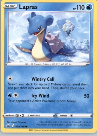 Lapras SWSH06: Chilling Reign 029/198