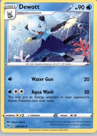 Dewott SWSH04: Vivid Voltage 034/185