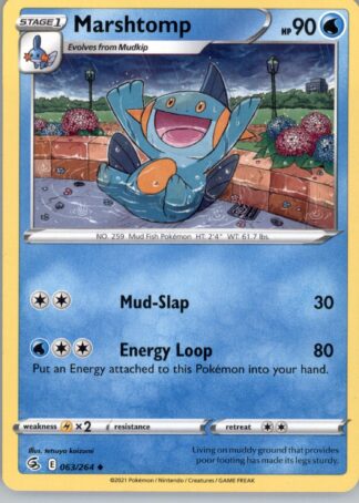 Marshtomp SWSH08: Fusion Strike 063/264