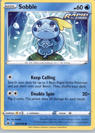 Sobble SWSH06: Chilling Reign 041/198