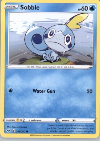 Sobble (054) SWSH01: Sword & Shield Base Set 054/202