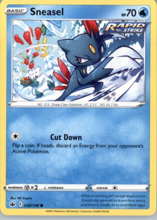 Sneasel SWSH06: Chilling Reign 030/198 (Normal)