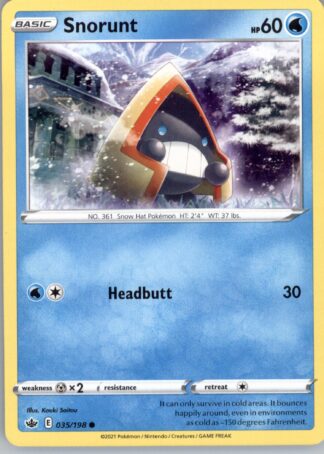 Snorunt SWSH06: Chilling Reign 035/198