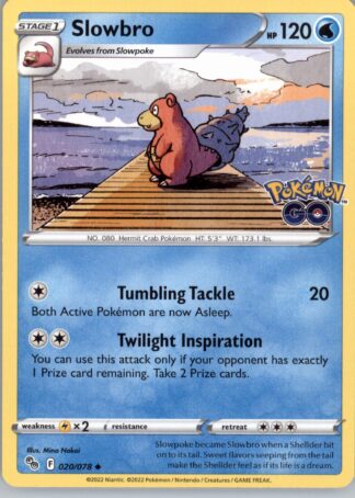 Slowbro Pokemon GO 020/078 (Normal)