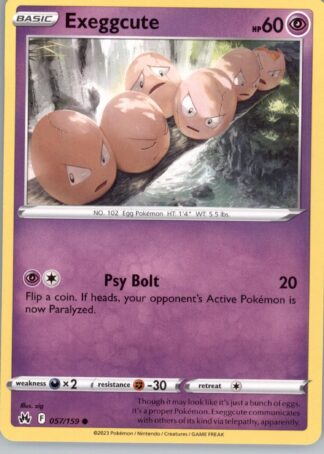 Exeggcute SWSH: Crown Zenith 057/159