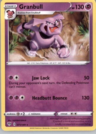 Granbull SWSH03: Darkness Ablaze 071/189