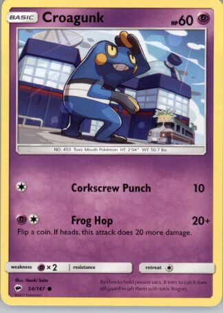 Croagunk SM - Burning Shadows 54/147