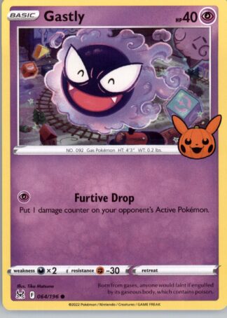 Gastly Trick or Trade BOOster Bundle 2023 064/196