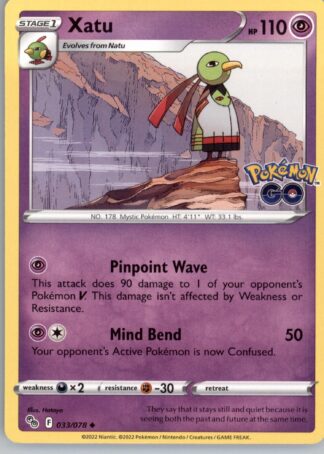 Xatu Pokemon GO 033/078