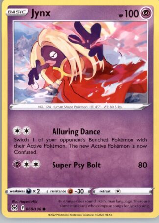 Jynx SWSH11: Lost Origin 068/196