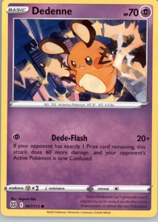 Dedenne SWSH09: Brilliant Stars 067/172