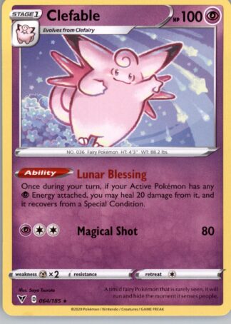 Clefable SWSH04: Vivid Voltage 064/185