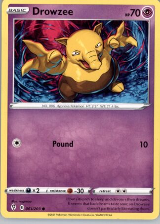 Drowzee SWSH07: Evolving Skies 061/203
