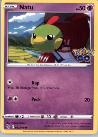 Natu Pokemon GO 032/078
