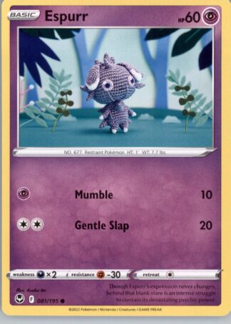 Espurr SWSH12: Silver Tempest 081/195
