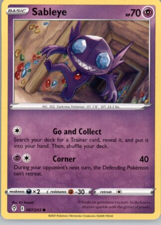 Sableye SWSH07: Evolving Skies 067/203