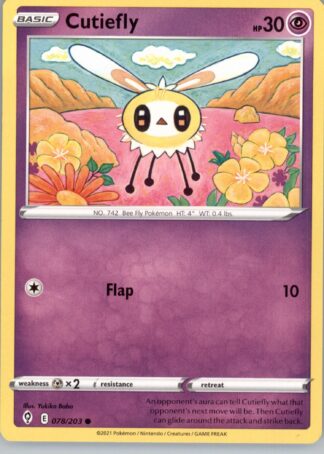 Cutiefly SWSH07: Evolving Skies 078/203