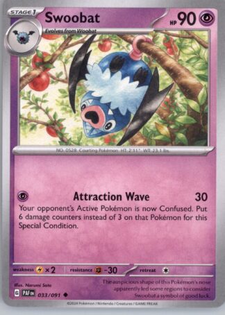 Swoobat SV: Paldean Fates 033/091