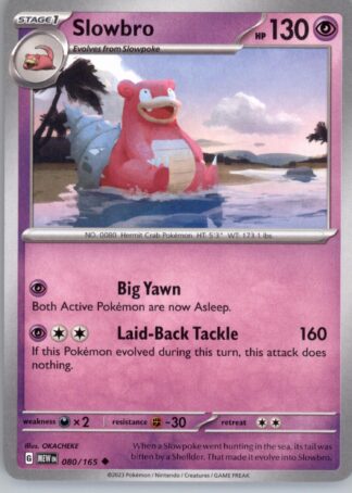Slowbro SV: Scarlet & Violet 151 080/165