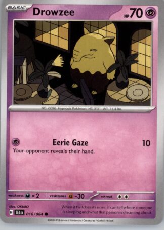 Drowzee SV: Shrouded Fable 016/064