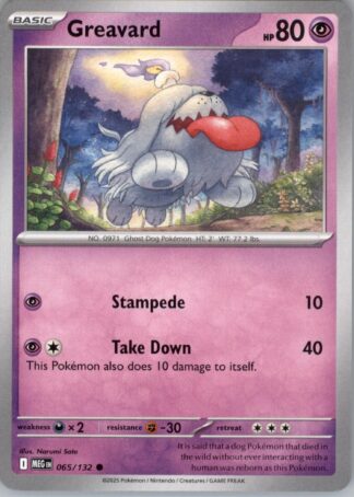 Greavard ME01: Mega Evolution 065/132