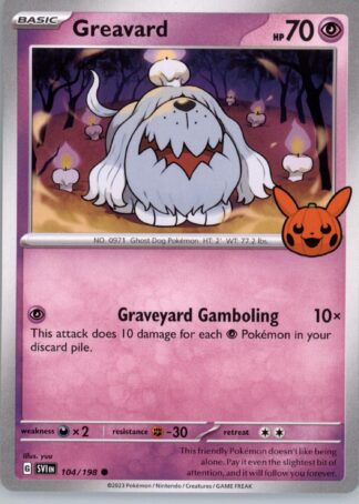 Greavard Trick or Trade BOOster Bundle 2023 104/198