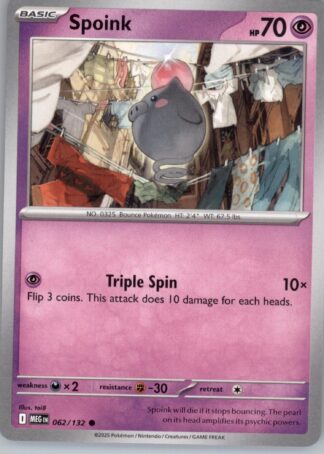 Spoink ME01: Mega Evolution 062/132