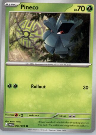 Pineco SV: Paldean Fates 001/091