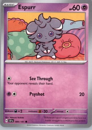 Espurr SV08: Surging Sparks 084/191