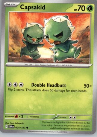 Capsakid SV03: Obsidian Flames 024/197