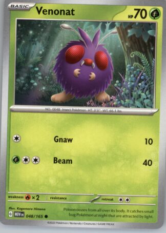 Venonat SV: Scarlet & Violet 151 048/165