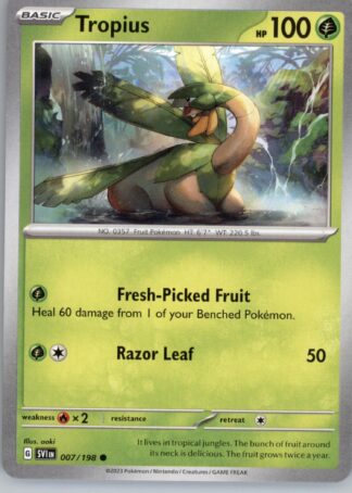 Tropius SV01: Scarlet & Violet Base Set 007/198