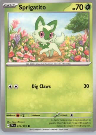 Sprigatito SV02: Paldea Evolved 013/193 (Normal)