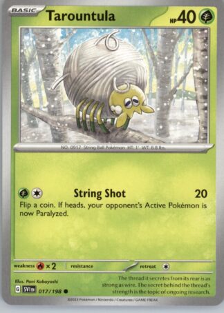 Tarountula SV01: Scarlet & Violet Base Set 017/198