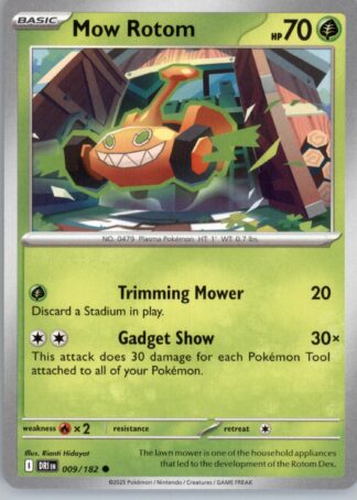 Mow Rotom SV10: Destined Rivals 009/182
