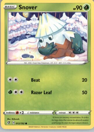 Snover SWSH02: Rebel Clash 012/192
