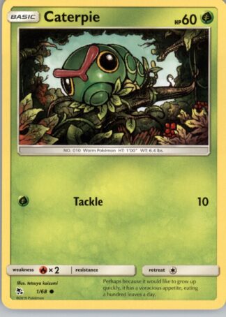 Caterpie Hidden Fates 1/68