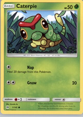 Caterpie SM Base Set 1/149