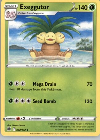 Exeggutor SWSH09: Brilliant Stars 002/172