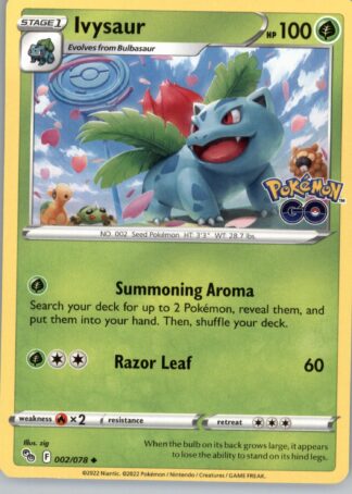Ivysaur Pokemon GO 002/078