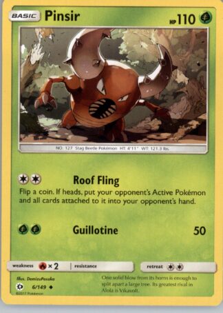Pinsir SM Base Set 6/149