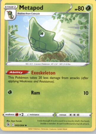Metapod SWSH08: Fusion Strike 002/264
