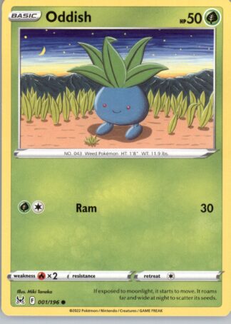 Oddish SWSH11: Lost Origin 001/196
